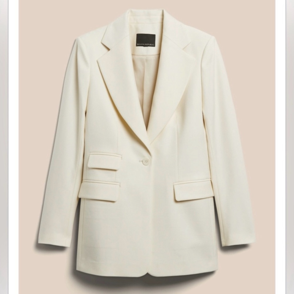 Lido Sculpted Italian Wool Blazer